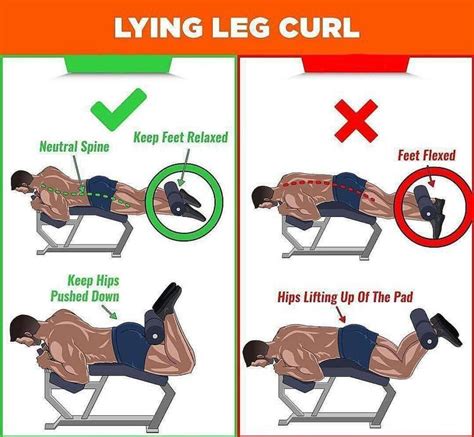 Right Vs Wrong Fanaticfeel Twitter Lying Leg Curls Gym Workout Tips Leg Curl