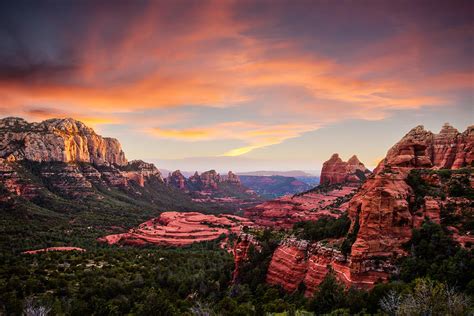 Sunset Over Sedona Photograph By Brad Boserup