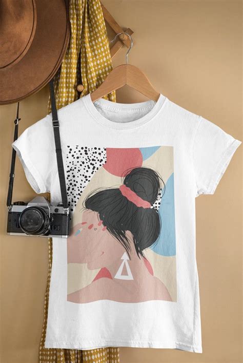 Abstract Tshirt Vintage Design Tshirt Artsy Shirt Aesthetic Clothing