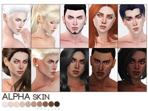Ps Alpha Skin Overlay By Pralinesims At Tsr Sims Updates Vrogue