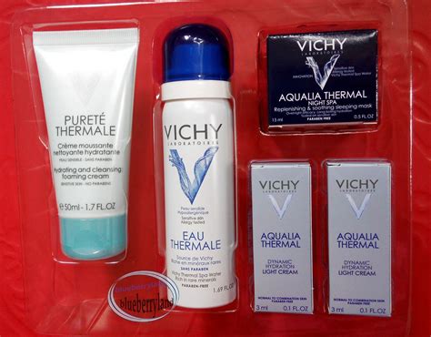 vichy laboratoires aqualia thermal 5 pcs set series facial skin care