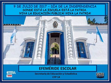 El 9 de julio de 1816, en la casa de tucumán, ubicada en la ciudad de san miguel de tucumán, donde sesionaba la asamblea con la presencia de 33 diputados, se firmó la declaración de independencia de la argentina. Material didáctico sobre el 9 de Julio Día de la ...
