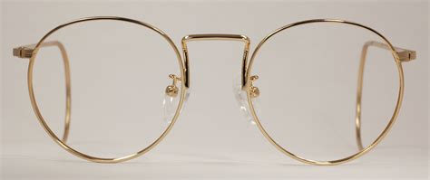 optometrist attic shuron gold wire rim ronstrong ful vue eyeglasses