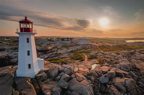 Peggys Cove Lighthouse Nova Scotia Photo Spot Pixeo