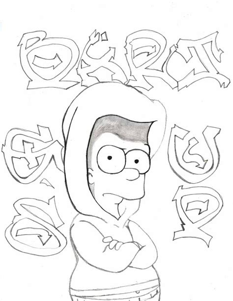 Bart Simpson Drawing Skill