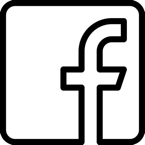 Transparent Facebook Logo Black And White Rwanda 24
