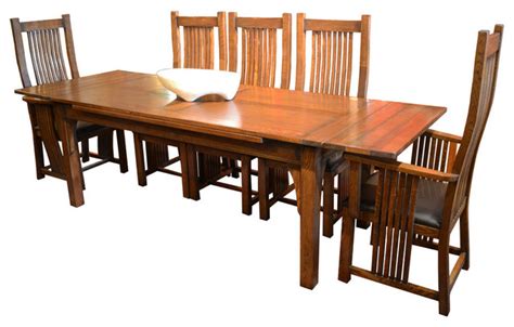Arts an crafts mahogany oval dining table for sale at 1stdibs. Crafters and Weavers - Arts and Crafts Oak Dining Table ...