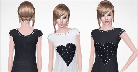 Irida Sims Dress With Heart And Studs