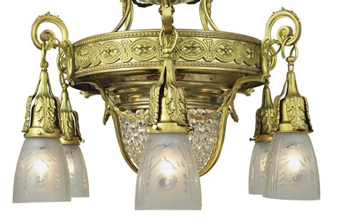 Shop pottery barn for expertly crafted antique ceiling lighting. Antique Crystal Chandelier 6 Arm Ceiling Light Fixture ...