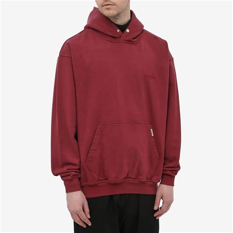 Represent Mens Blank Popover Hoody In Vintage Red Represent