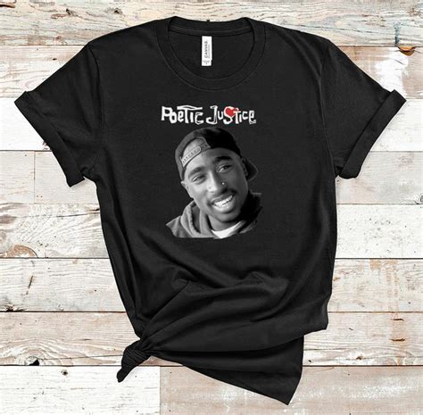 Official Poetic Justice Tupac Shakur Smiling Shirt Hoodie Sweater