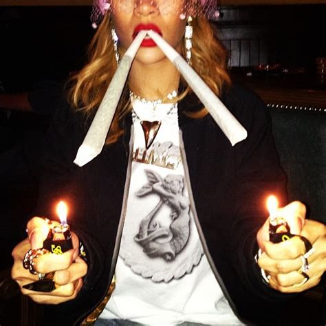 rihanna loves smoking weed in case you didn t already know photos huffpost