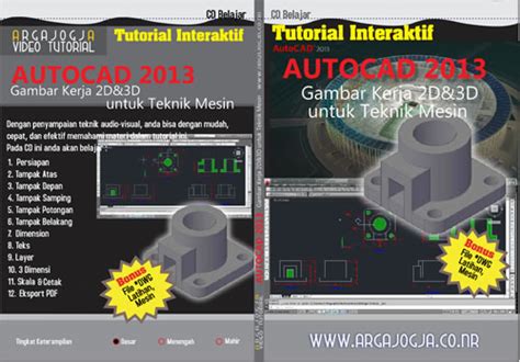Keterangan gambar sebelah kiri merupakan gambar kotak yang masih belum diberi material, dan gambar sebelah kanan yang bergambar kera merupakan kotak yang. Video Tutorial AutoCAD 2013 Membuat Gambar Kerja 2D&3D ...