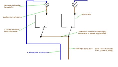 Schaltplan Doppelschalter Licht Wiring Diagram