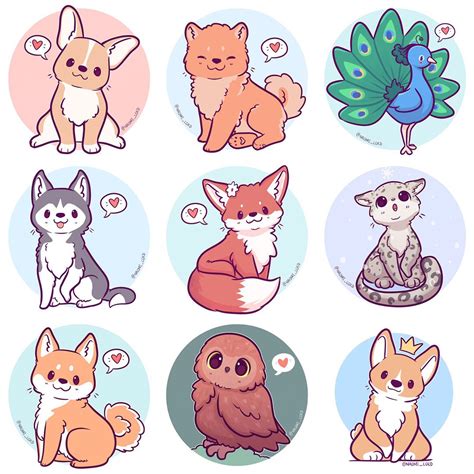 Look At All The Kawaii Animals Ive Drawn So Far 💕 Can You Tell I