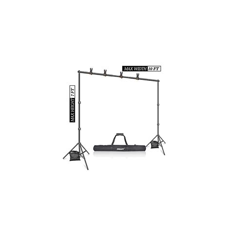Emart Photo Video Studio Ft Adjustable Background Stand Backdrop Support System Kit With Carry