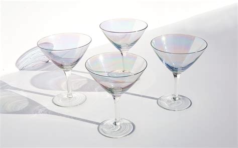 Iridescent Martini Glasses Kindred Black