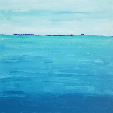 Abstract Ocean Painting By Artist Melinda Driscoll Abstract Ocean