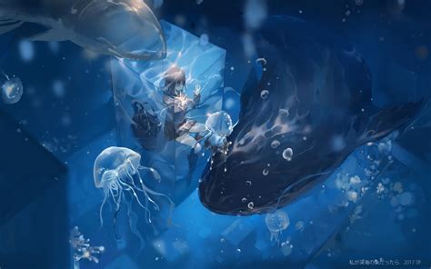 Anime Underwater Wallpapers Top Free Anime Underwater Backgrounds