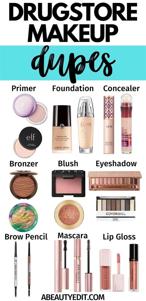 The Best Drugstore Makeup Dupes A Beauty Edit Drugstore Makeup