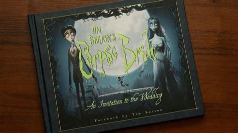 Artbook Review Tim Burtons Corpse Bride An Invitation To The Wedding