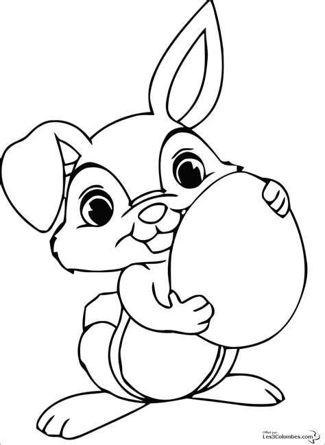 20 Aimable Coloriage Lapin Facile Pictures di 2020