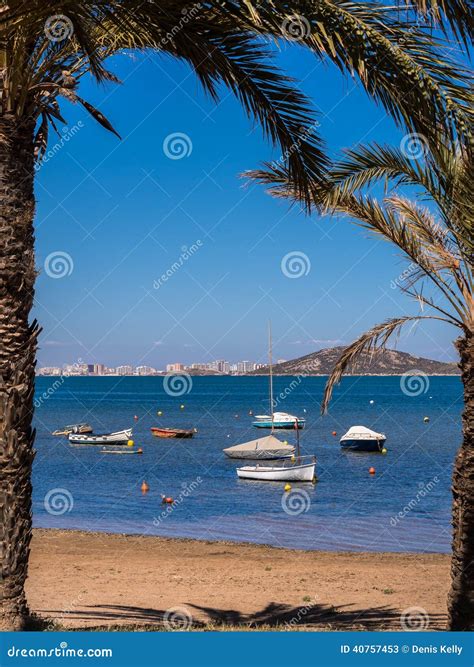 Mar Menor Holiday Seaside Resort Spain Stock Image Image Of Costa