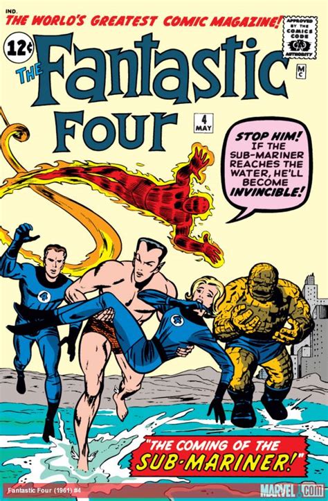 Fantastic Four 1961 4 Comic Issues Marvel