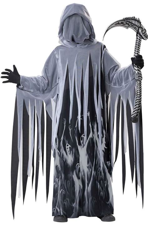 Grim Reaper Soul Taker Boys Costume Kids Halloween Costumes