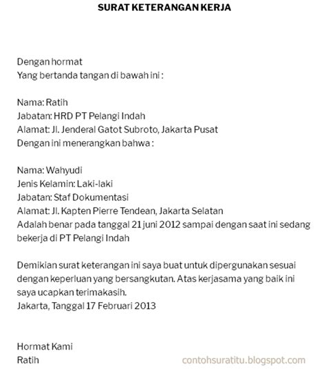 Contoh surat keterangan kerja, word document untuk mendapatkan kpr, paspor, visa, bank, npwp, untuk kuliah, pengajuan kredit adalah benar merupakan salah satu karyawan kami yang mulai bekerja sejak januari 2009 hingga saat ini. Contoh Surat Keterangan Aktif Kerja yang Benar