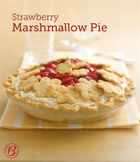 Grease 10 x 1 1/2 pie plate. Strawberry Marshmallow Pie | Recipe | Desserts, Pie dessert, Creative pie crust