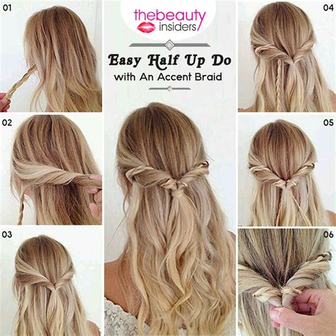 Check spelling or type a new query. Get This Easy Half Up Do With An Accent Braid #HairStyle ...