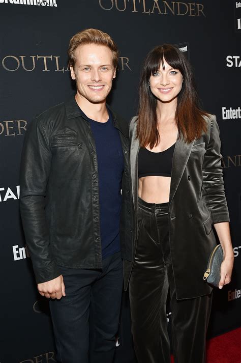 Outlander S Sam Heughan And Caitriona Balfe Share Their Secrets To Staying Fit Sam Heughan