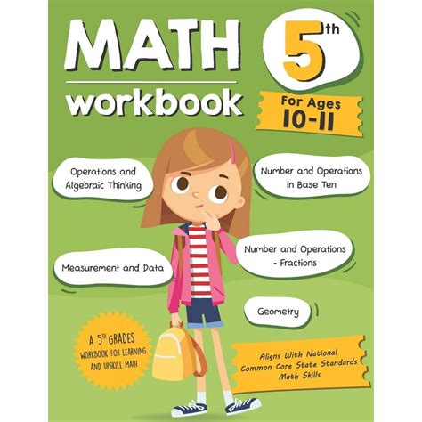 Math Workbook Grade 5 Ages 10 11 A 5th Grade Math Workbook For