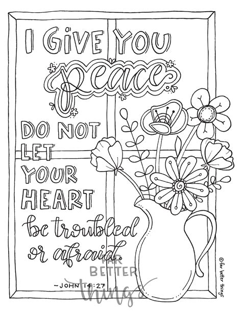 Bible Verse Pages John 14 6 Coloring Pages