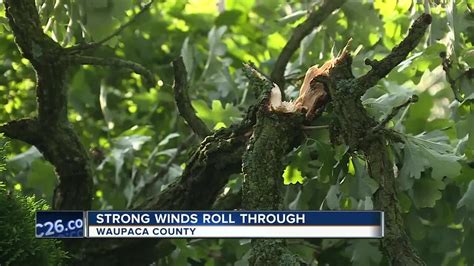 Waupaca County Storm Leaves A Wake Of Damage Youtube