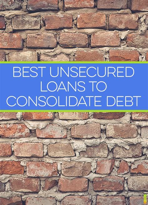 This means your credit card company can't come immediately take your stuff — including your home or car — when you don't pay. The best unsecured loans can help you kill debt and save money. Here are the bes… | Unsecured ...