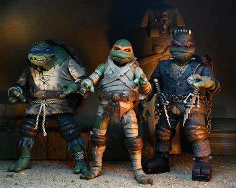 Neca Tmnt X Universal Monsters Michelangelo As The Mummy Action Figure Kapow Toys