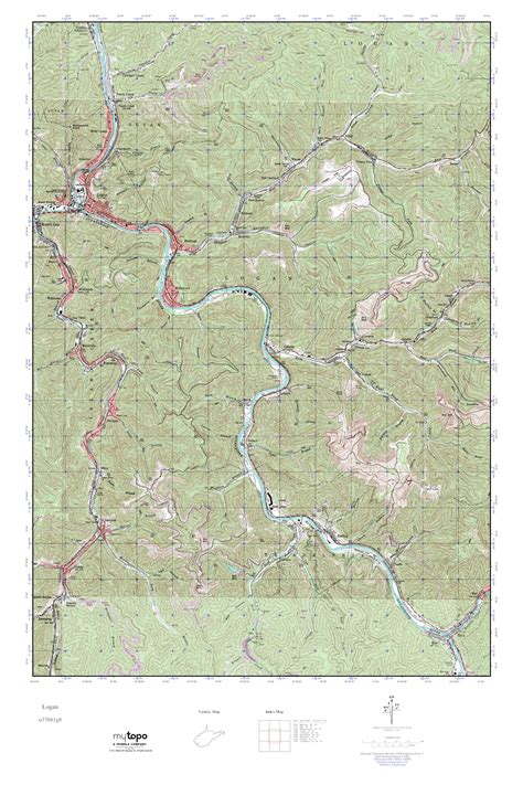 Mytopo Logan West Virginia Usgs Quad Topo Map