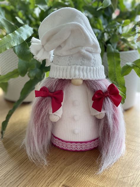 Winter Girl Gnome Girl Gnome Gnomes Diy Christmas Craft Projects