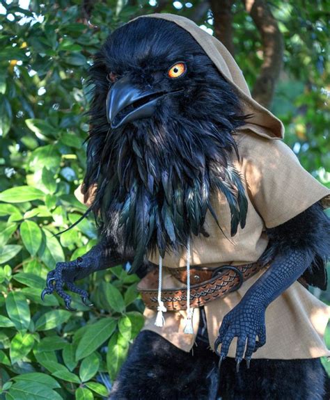 Amazing Dandd Kenku Costume Raven Costume Raven Cosplay Bird Costume