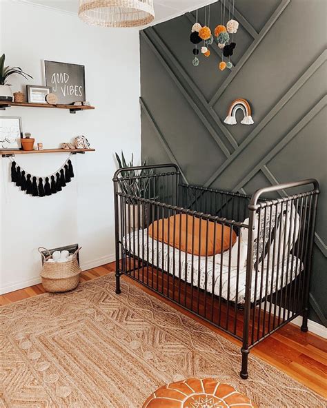 Project Nursery On Instagram Does Every Dark Accent Wall Need A Pop