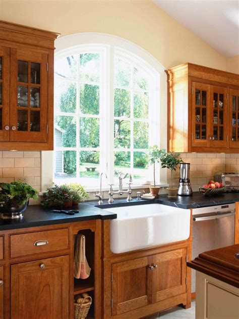 You also can try to find many matching ideas here!. Oak Cabinets Black Countertops | Houzz