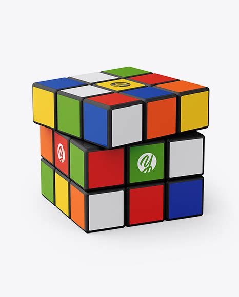Download Rubik's Cube Mockup in Stationery Mockups on Yellow Images Object Mockups