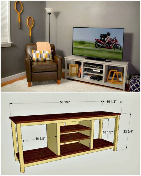 42 Diy Tv Stand Plans That Are Easy To Build And Cheap 2022