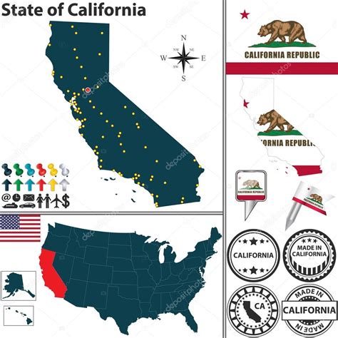 Lista 94 Foto Mapa De Estados Unidos California Alta Definición