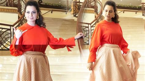 Kangana Ranaut Poses With All Smiles To Paps As She Promotes Her New