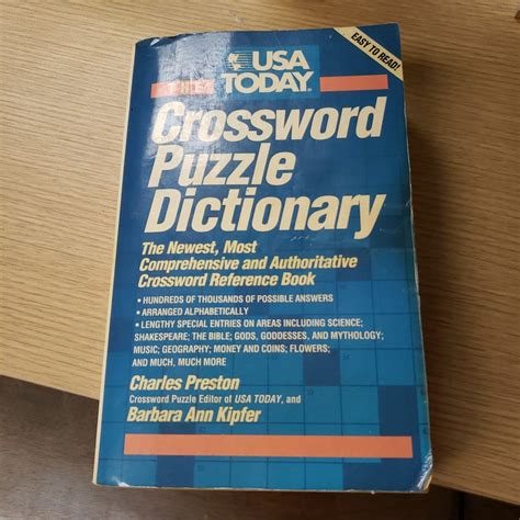 Usa Today Crossword Puzzle Dictionary By Charles Preston Paperback
