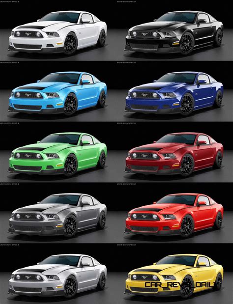 2014 Ford Mustang Rtr Spec 2 Colors And Turntable 10 Tile