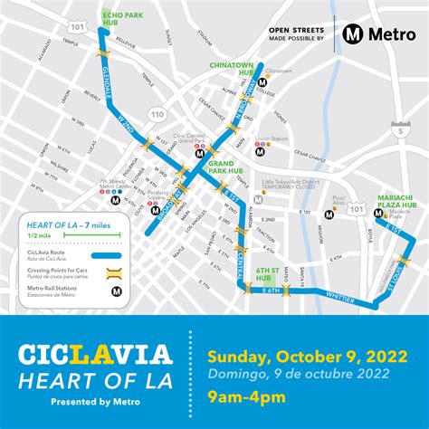 7 Miles Of La Goes Car Free On October 9 Ciclavia Rlosangeles